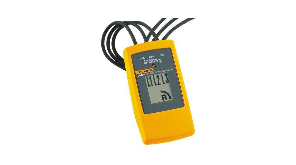 9040 Phase Rotation Tester, CAT III 600 V, CAT IV 300 V, 400Hz Max, 700V Max